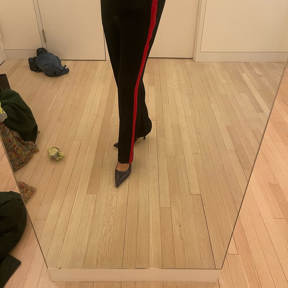Boss pants black and red